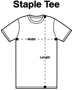 TIAFT T-shirt size demo